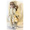 Image 1 : Porcelain Doll with Teddy Bear