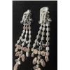 Image 3 : Rhinestone Earrings , Clip On Earrings