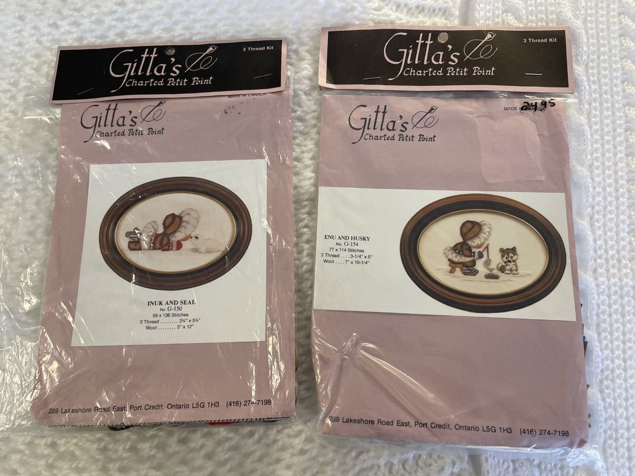 Set of two Gitta Petite Point Kits