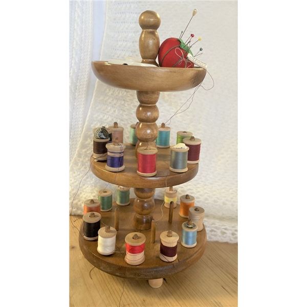 Tiered Lazy Susan with Thread