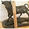 Image 2 : Solid Bronze Sculpture of a Bull