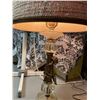 Image 1 : Lamp with Shade and Cherub, Tested and working