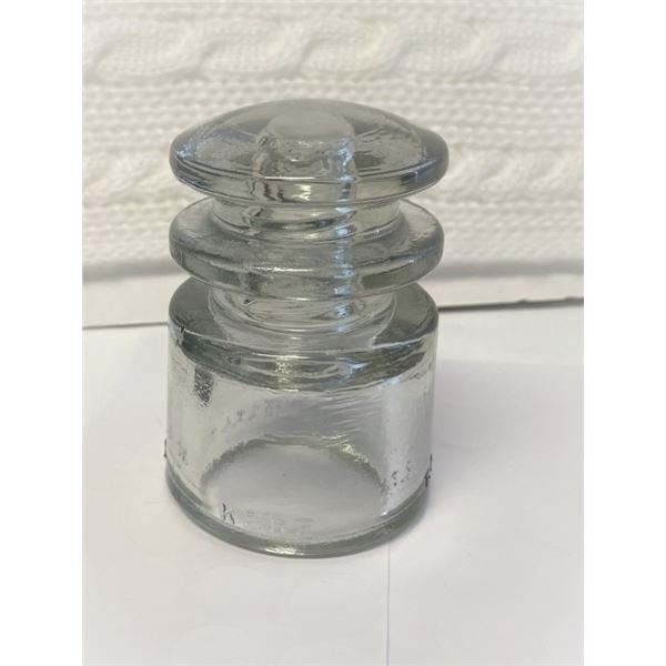 Kerr Clear Glass Insulator