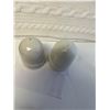 Image 2 : TWO White Ceramic CPR Insulators