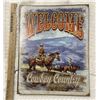 Image 1 : Cowboy Country Tin Sign