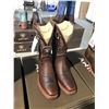 Image 2 : 2 ASSORTED PAIRS OF ARIAT MEN'S SIZE 7.5, EE WIDE COWBOY BOOTS