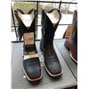 Image 2 : 2 ASSORTED PAIRS OF ARIAT MEN'S SIZE 10, D MEDIUM COWBOY BOOT AND SLIP ON BOOT