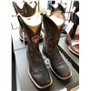 Image 1 : 2 ASSORTED PAIRS OF ARIAT MEN'S SIZE 9.5, EE WIDE COWBOY BOOTS