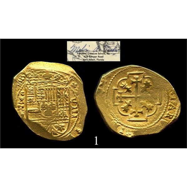 Mexico City, Mexico  8 escudos, (17)13J.,S-M30.,KM-57.1.