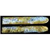 Image 1 : Gold "Golden Fleece wreck," sunk ca. 1550 in the northern Caribbean Long, flat bar #46, 17¼K, cut at