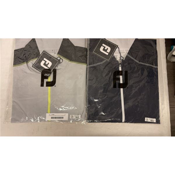 2 BRAND NEW MENS FOOTJOY WINDSHIRT, SIZE XX-LARGE - RETAIL $130 EACH