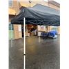 Image 2 : BRAND NEW BLACK 10x20 INDUSTRIAL TENT W/ POWDER COATED STEEL FRAME AND HEAVY NYLON CANOPY -  RETAIL 