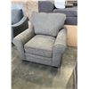 Image 2 : BRAND NEW HEATHER GREY ROLLED ARM CHAIR - RETAIL $749
