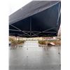 Image 2 : BRAND NEW BLACK 10x10 INDUSTRIAL TENT W/ POWDER COATED STEEL FRAME AND HEAVY NYLON CANOPY -  RETAIL 