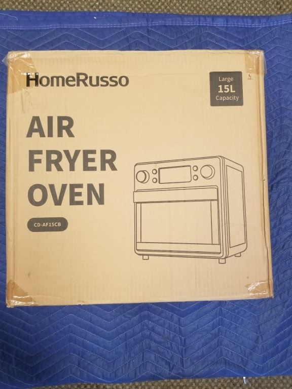 NEW HOMERUSSO AIR FRYER OVEN MODEL CD-AF15CB