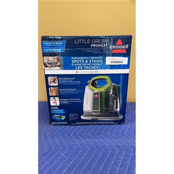 BISSEL LITTLE GREEN MACHINE - TESTED WORKING- RETAIL $129