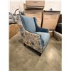 Image 1 : BRAND NEW COMFORTLAN WING BACK ACCENT CHAIR - RETAIL $799 W/ GEL AND FEATHER FILLED CUSHIONS FOR EXC