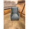 Image 2 : BRAND NEW COMFORTLAN WING BACK ACCENT CHAIR - RETAIL $799 W/ GEL AND FEATHER FILLED CUSHIONS FOR EXC