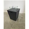 Image 1 : BRAND NEW FIRE TABLE W/ WIND SCREEN, COVER, AND GAS CONVERSION KIT - RETAIL $699  21.5" x 21.5" x 26