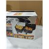 Image 3 : NINJA FOODI 2 BASKET AIR FRYER - TESTED WORKING, COSMETIC DAMAGE TO OUTER SHELL - RETAIL $189