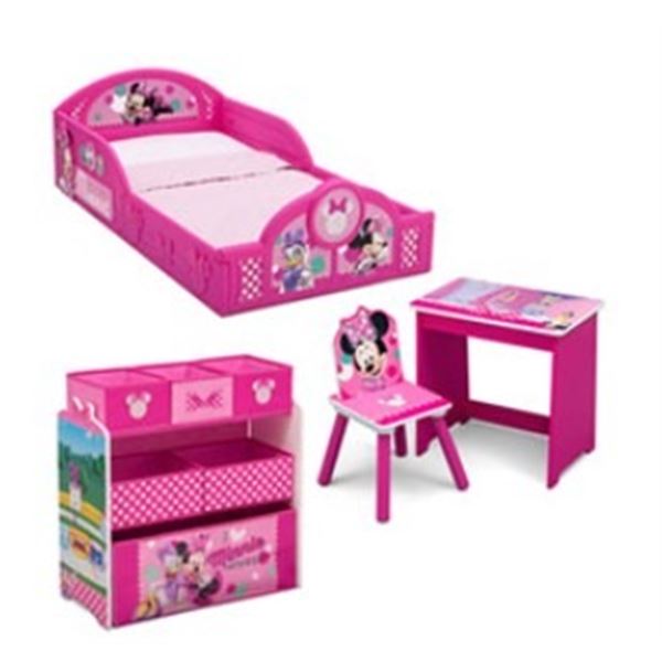 AS NEW DISNEY JUNIOR 4 PIECE ROOM IN A BOX - RETAIL $299
