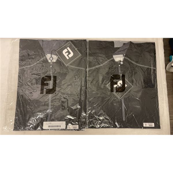 2 BRAND NEW MENS FOOTJOY WINDSHIRT, SIZE LARGE - RETAIL $130 EACH