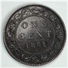 Image 1 : Canadian Large Cent 1881 Double Die #1 EF+