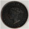 Image 2 : Canadian Large Cent 1891 Large Date Large Leave G++