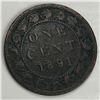 Image 1 : Canadian Large Cent 1891 Small Date Large Leaves G+