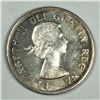 Image 2 : 1962 Queen Elizabeth II Canadian Silver Dollar UNC 12
