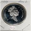 Image 2 : 1994 Queen Elizabeth II Canadian Silver Dollar UNC Heavy Cameo