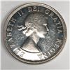 Image 2 : 1953 Queen Elizabeth II Canadian Silver Dollar NSS