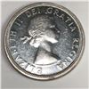 Image 2 : 1953 Queen Elizabeth II Canadian Silver Dollar SS SWL UNC