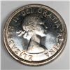 Image 2 : 1954 FWL Queen Elizabeth II Canadian Silver Dollar BU