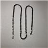 Image 1 : Sterling Silver Braded S Link Chain 18" 12.6g