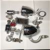 Image 1 : Vintage Bycicle Lights with Rare Rear Stop Light