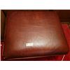 Image 2 : Leather Looking Ottoman