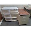 Image 2 : Filing cabinet & Two Craft Organizers