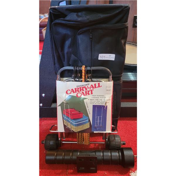 Carrying Cart & Small Luggage Bag