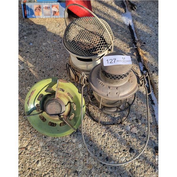 Two Lanterns & Propane Burner