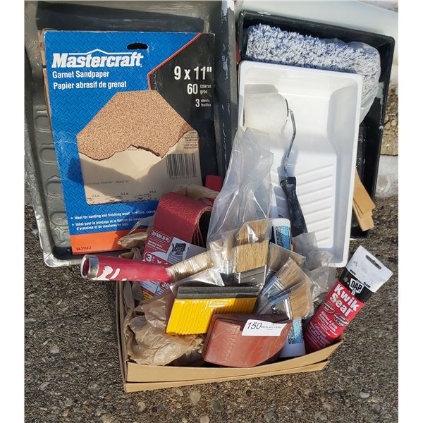 Assorted Painting Supplies