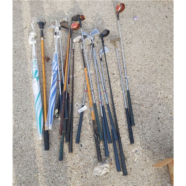 Assorted Golf Clubs