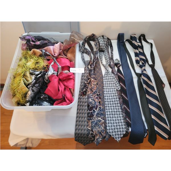 Assortment Of Scarfs & Ties