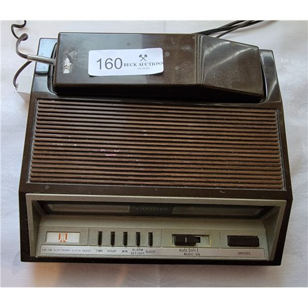 Sitizen AM/FM Electronic Clock Radio With Phone