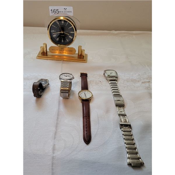 Assortment Of Watches And Clock