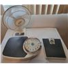 Image 1 : Two Older Scales & Fan