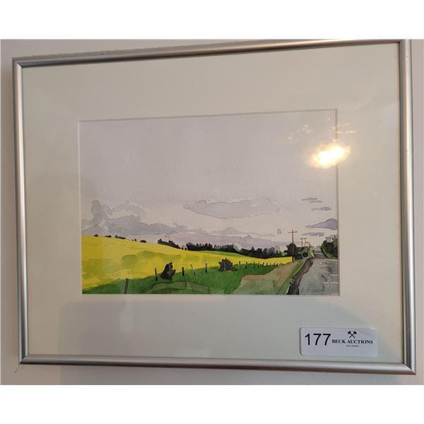 Watercolor Scenic  Painting