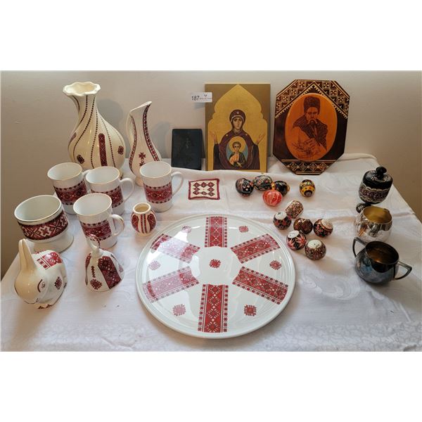 Assortment Of Ukrainian Items