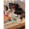 Image 2 : Collection of note cards, fridge magnets, quartz clock & mirror