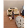 Image 2 : JVC CD portable system. white noise machine, sanyo clock radio & Kellogg's clock radio